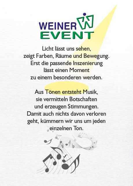 Eventtechnik Weiner